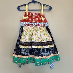 Matilda Jane Gelato Knot Dress Reversible Apron